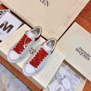 Alexander Mcqueen Fashion Casual Shoes For Men And Women Red