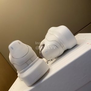 Alexandermcqueen Cowhide Lace Up Sneakers For Men And Women White