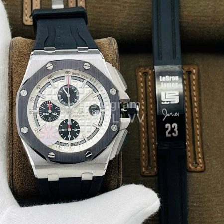 Audemars Piguet Jf Factory 44mm Diameter Dial Watch Silver