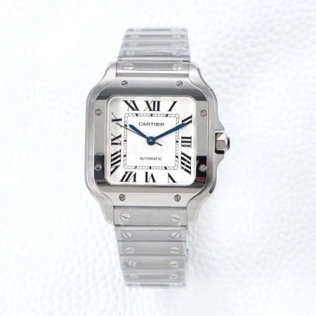 Cartier Roman Numerals Square Dial Watch For Women