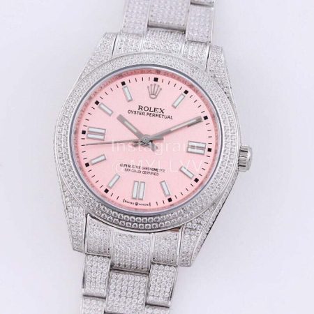 Rolex Sf Factory Oyster Perpetual Pearlmaster 41 Watch Pink